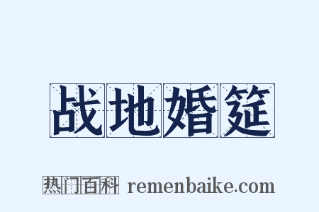 战地婚筵是什么意思的图片